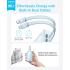 Anker Zolo Power Bank, 10,000mAh 30W Max Fast Portable Charger with Built-in USB-C and MFi Certified Lightning Cables, USB-C&A, Battery Pack for iPhone 16/15 Series, MacBook, Galaxy - Blue